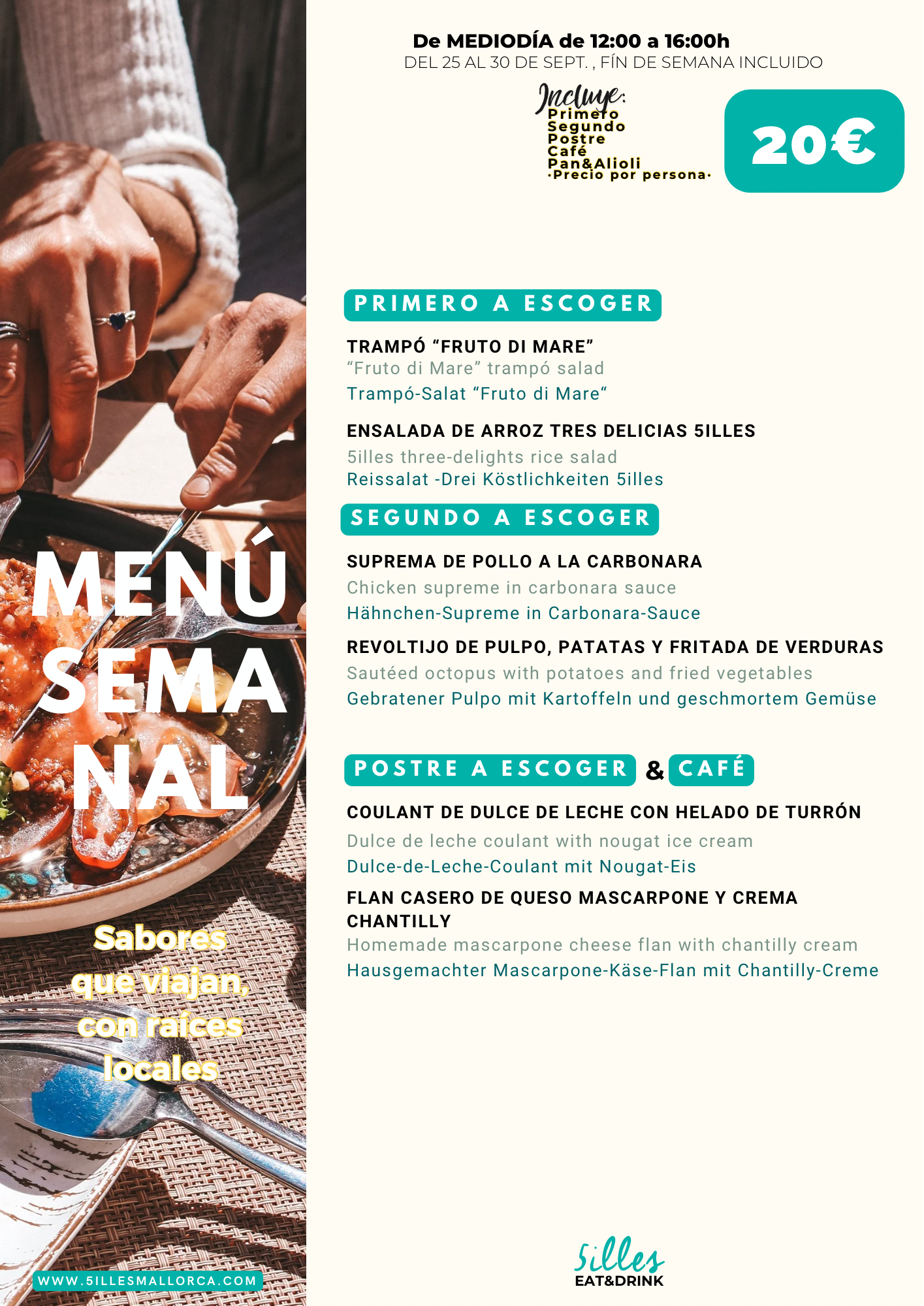 23 al 30 SEPTIEMBRE